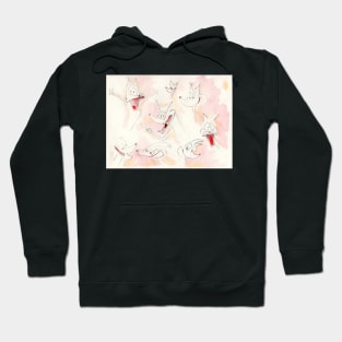 Retro Animation Poses Hoodie